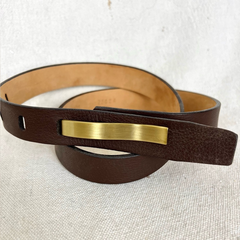 Worth Leather Belt - Picture 2 of 4